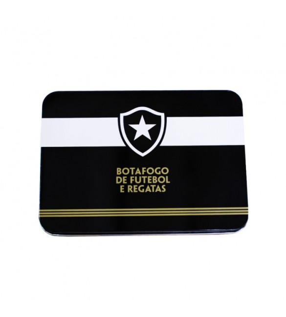 Baralho na lata Botafogo com 2 Baralhos na Lata de Metal